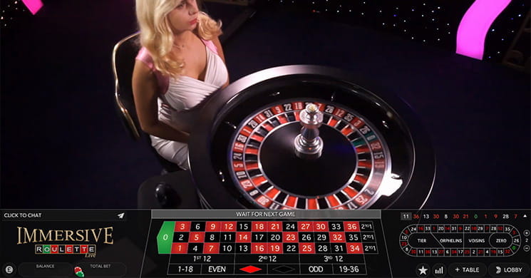 Immersive Roulette from Evolution Gaming